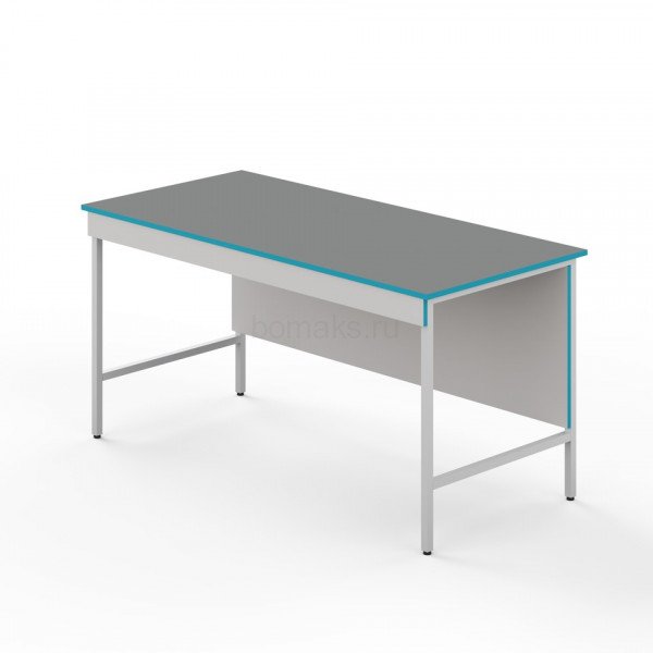 Открытый стол для работы сидя со столешницей из химстойкого пластика СЛН НВК 1500 ПЛАСТ