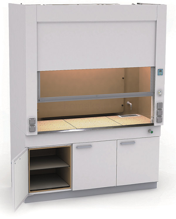 Шкаф лабораторный вытяжной кислотостойкий ШВЛ-06.1 (артикул 22-06.814)