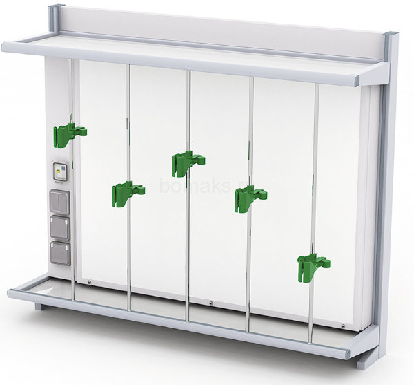 Титровальная установка островная (на алюминиевом профиле, корпус металлический) МРЛ-27.2 (артикул 21-05.512)