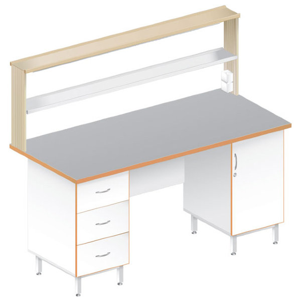 Стол пристенный физический ЛАБ-1800 ПТ