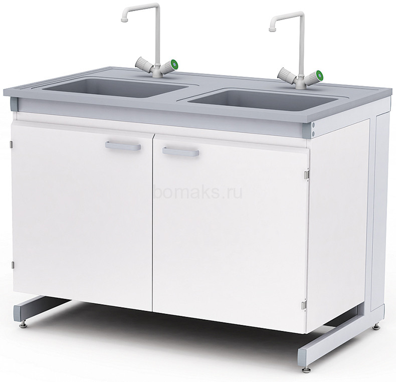 Стол-мойка двойная СМЛ-03.1 (артикул 21-10.512Б)