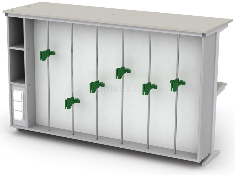 Надставка титровальная пристенная (корпус ДСП) МРЛ-25.3 (артикул 01-05.721)