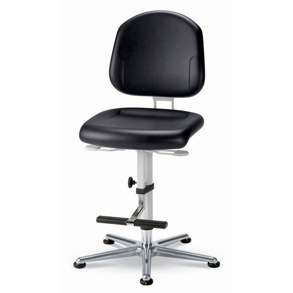 Стул для чистых комнат с регулируемой высотой для столов низких Clean Room Plus 3