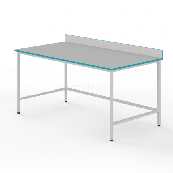 Открытый фасовочный стол со столешницей из химстойкого пластика СФП НВК 1500