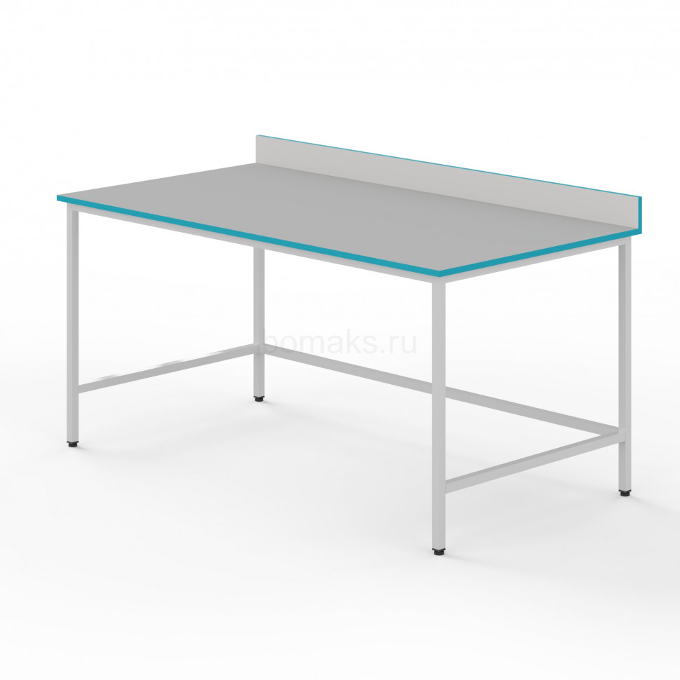 Открытый фасовочный стол со столешницей из химстойкого пластика СФП НВК 1500