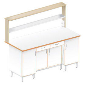 Стол пристенный физический ЛАБ-1800 ПЛТ