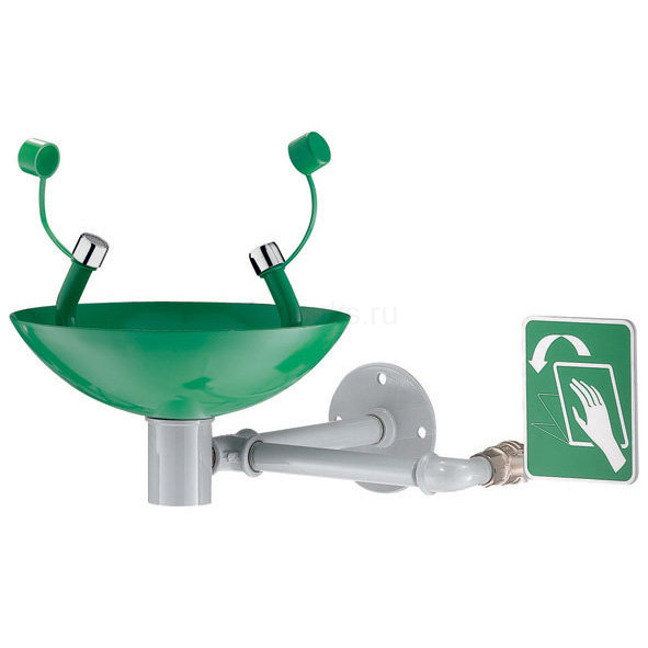 Настенный душ для глаз с раковиной Delabie 9102