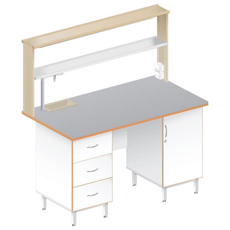 Стол пристенный химический ЛАБ-1500 ПТМ