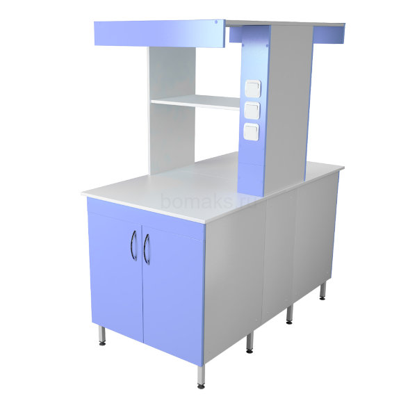 Стол для физических исследований островной (Бомакс 11.2014.1)
