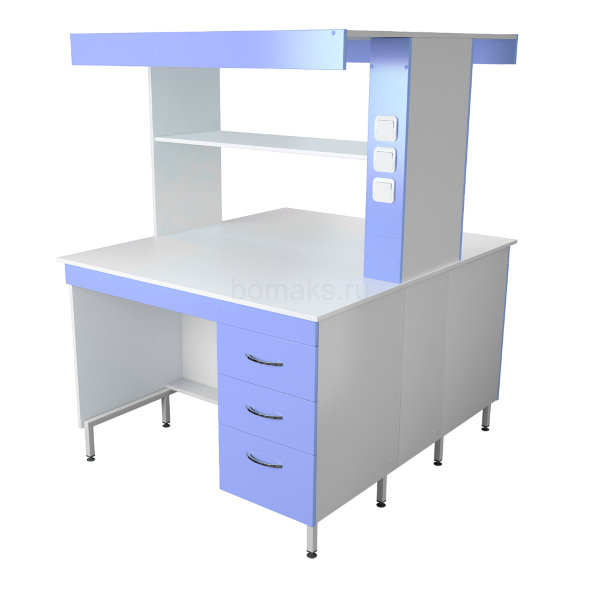 Стол для физических исследований островной (Бомакс 11.2014.2)