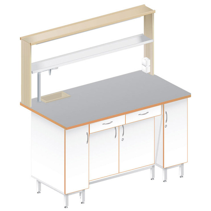 Стол пристенный химический ЛАБ-1500 ПТТМ