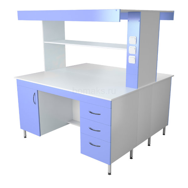 Стол для физических исследований островной (Бомакс 11.2014.3)