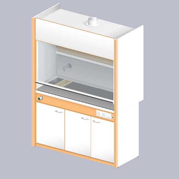 Шкаф вытяжной ЛАБ-1500 ШВТ-Н TR