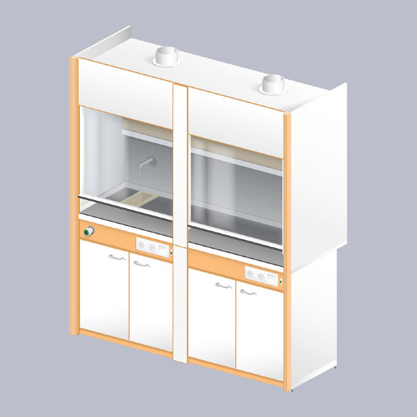 Шкаф вытяжной ЛАБ-1800 ШВТ-Н TR