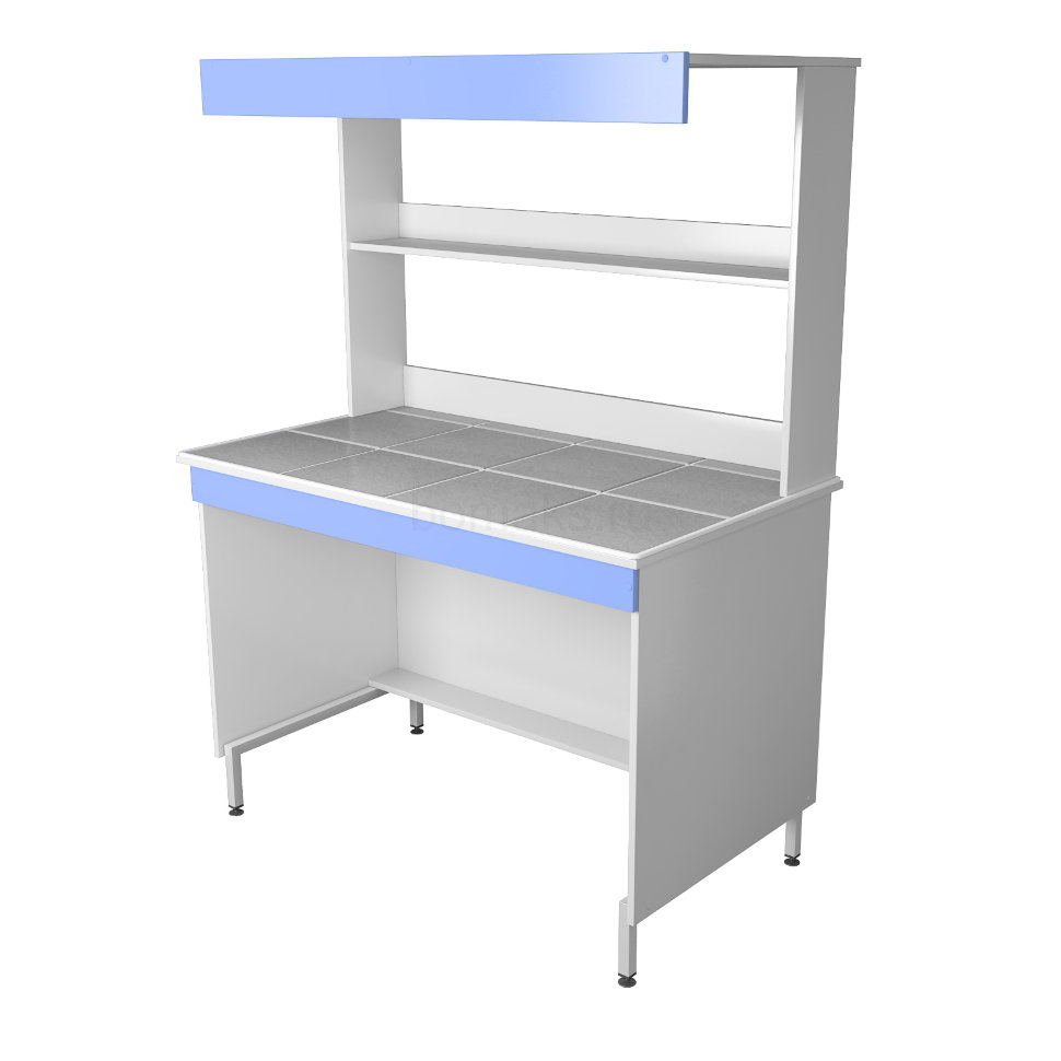 Стол для химических исследований без электропроводки и воды (Бомакс 35.2014.2)