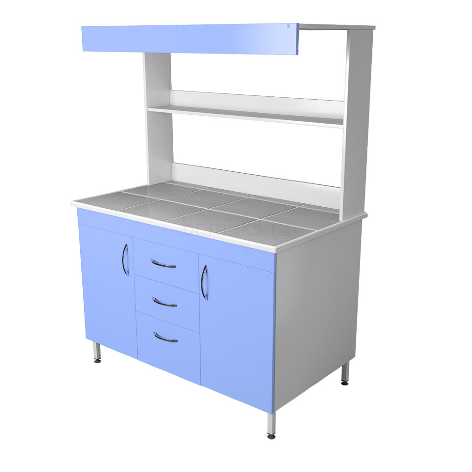 Стол для химических исследований без электропроводки и воды (Бомакс 38.2014.1)