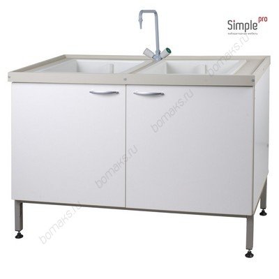 Мойка лабораторная химическая ЛК-1200 СМС-ПВ