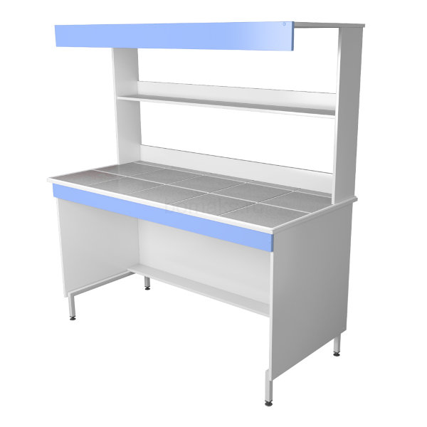 Стол для химических исследований без электропроводки и воды (Бомакс 35.2014.3)