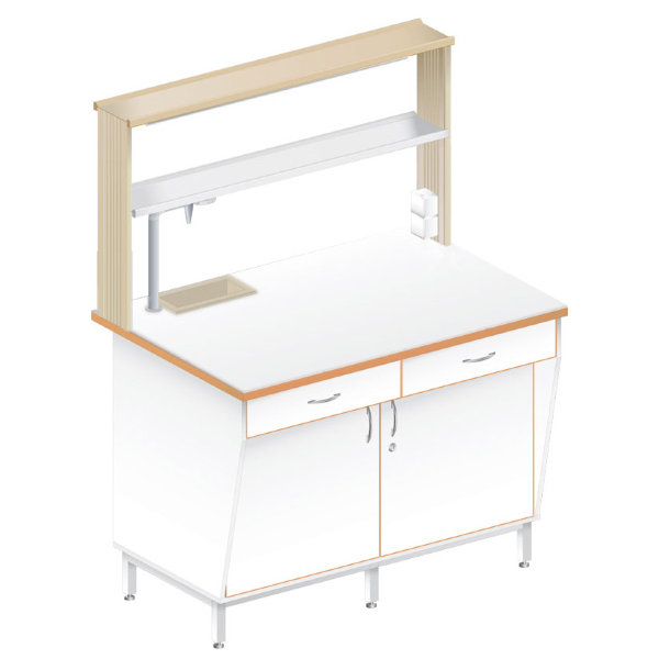 Стол пристенный химический ЛАБ-1200 ПЛТМ