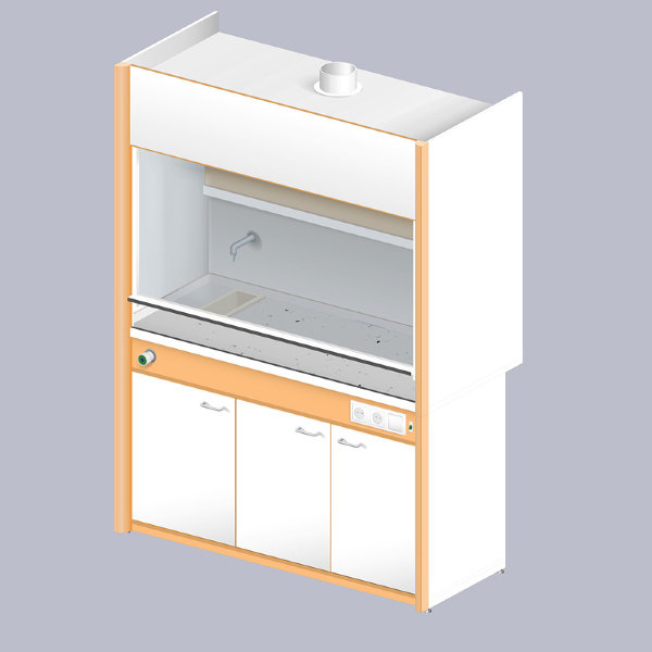 Шкаф вытяжной ЛАБ-1500 ШВФ-Н F20