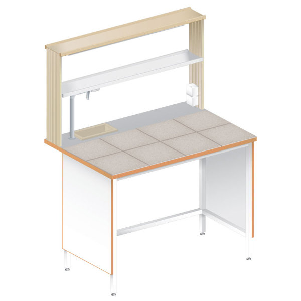 Стол пристенный химический ЛАБ-1200 ПКМ