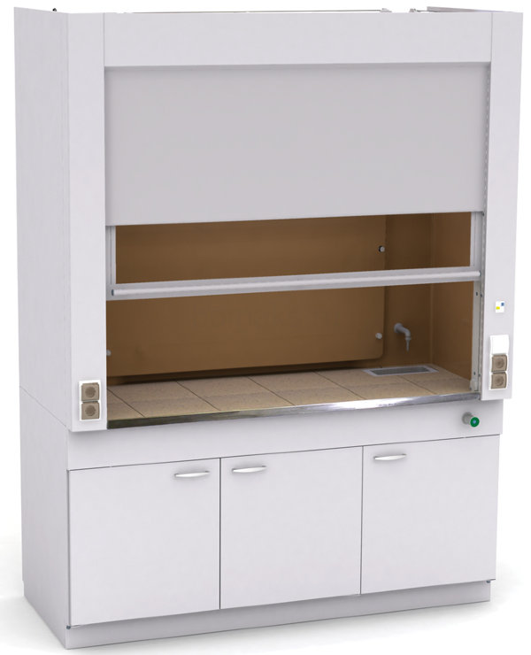 Шкаф лабораторный вытяжной кислотостойкий ШВЛ-06.4 (артикул 02-06.532)