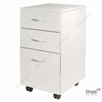Тумба подкатная ЛК-400 ТПЯ-В (с 3-мя ящиками)