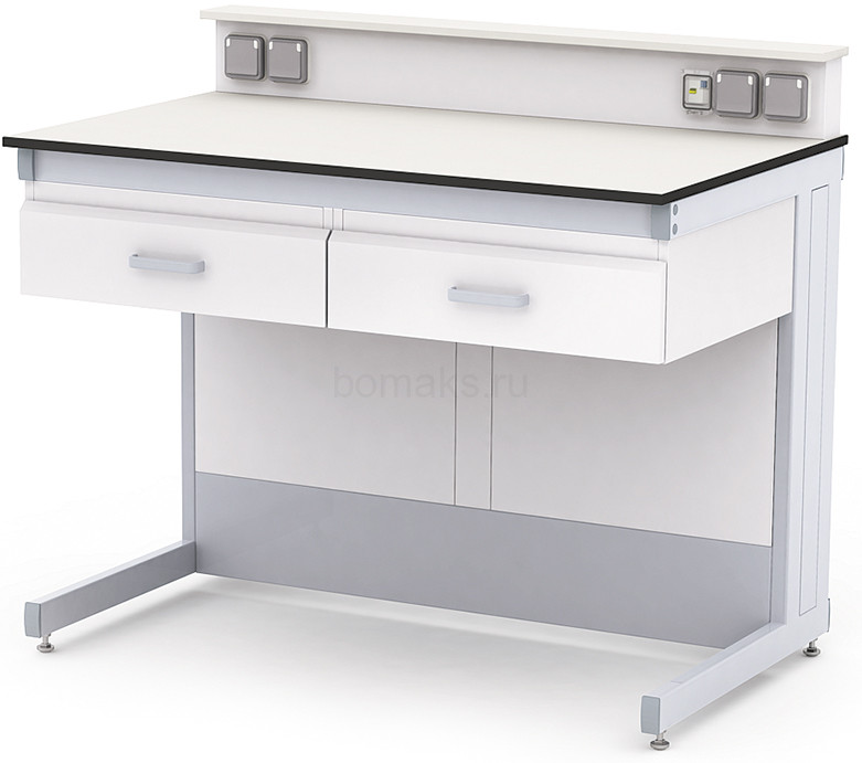 Стол лабораторный с полками для приборов (артикул 61-08.213)