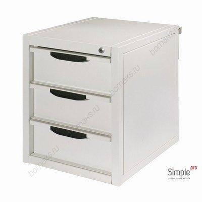 Тумба подвесная с ящиками ЛК-400 ТЯ (сталь)