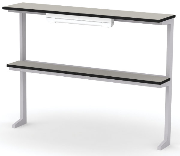 Надставка сервисная островная с 2 полками МРЛ-22.3 (артикул 01-04.732)