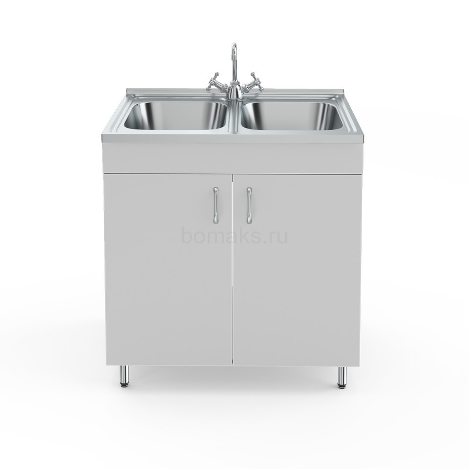 Стол-мойка НВ-800 МД-Б без сушилки (800×600×850)
