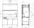 Шкаф лабораторный вытяжной ШВЛ-04.2 (артикул 02-04.428)