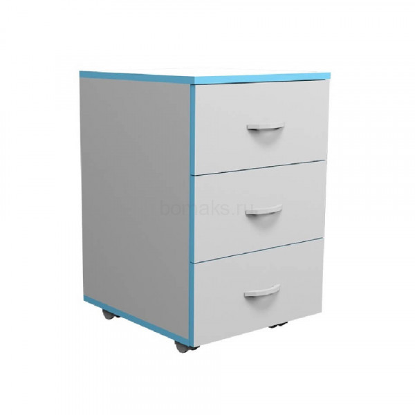 Тумба подкатная с 3 ящиками ТЯ НВК 400 (420x460x650)