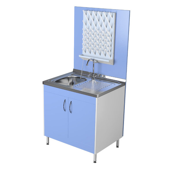 Стол с мойкой накладной (Бомакс 44.2014.1)