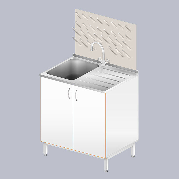 Стол-мойка ЛАБ-800 МО