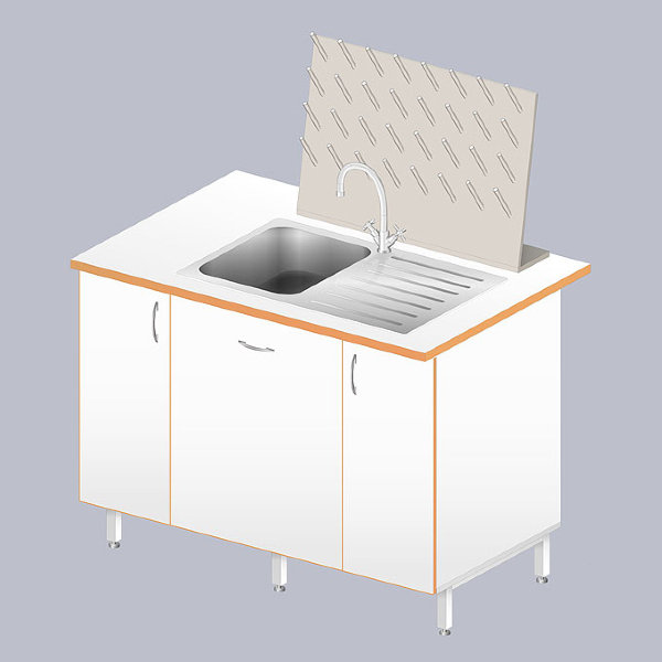 Стол-мойка ЛАБ-1200 МО