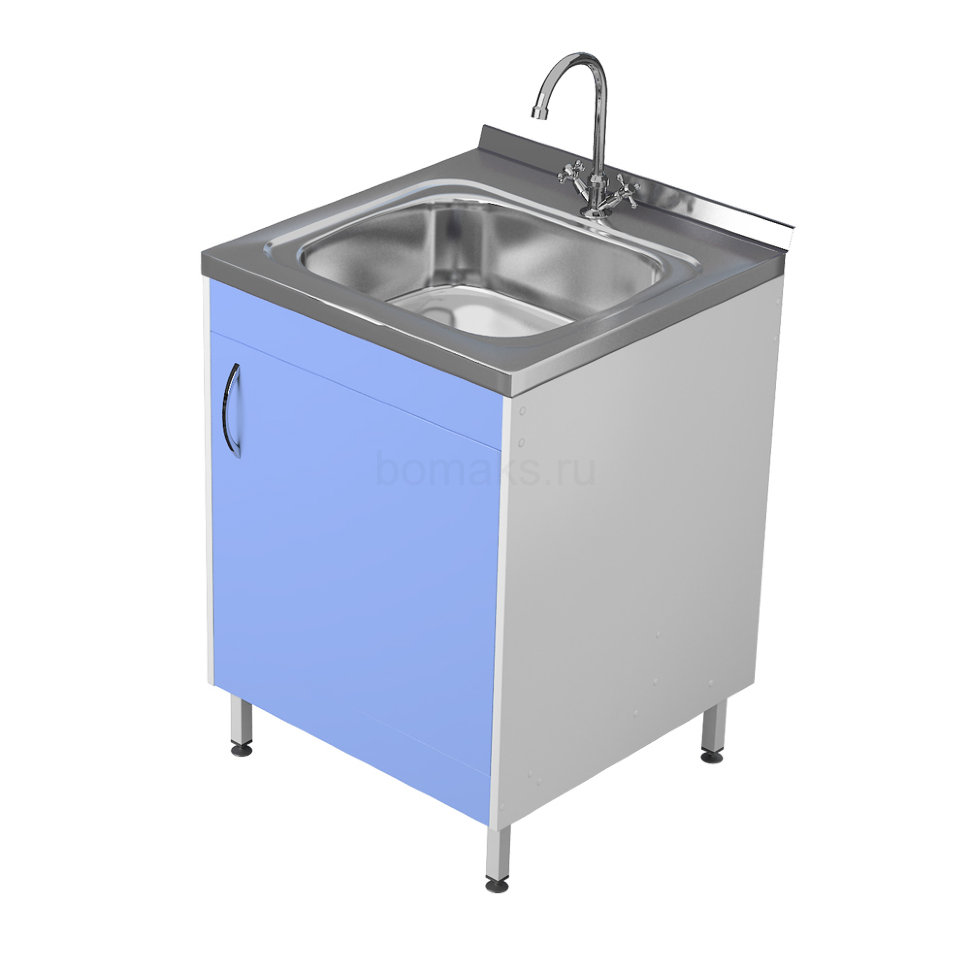 Тумба с мойкой накладной (Бомакс 21.2014.1)