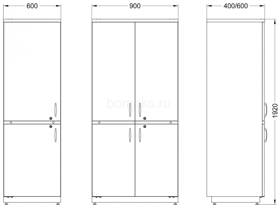 Шкаф для хранения лабораторной посуды (артикул 02-02.113)