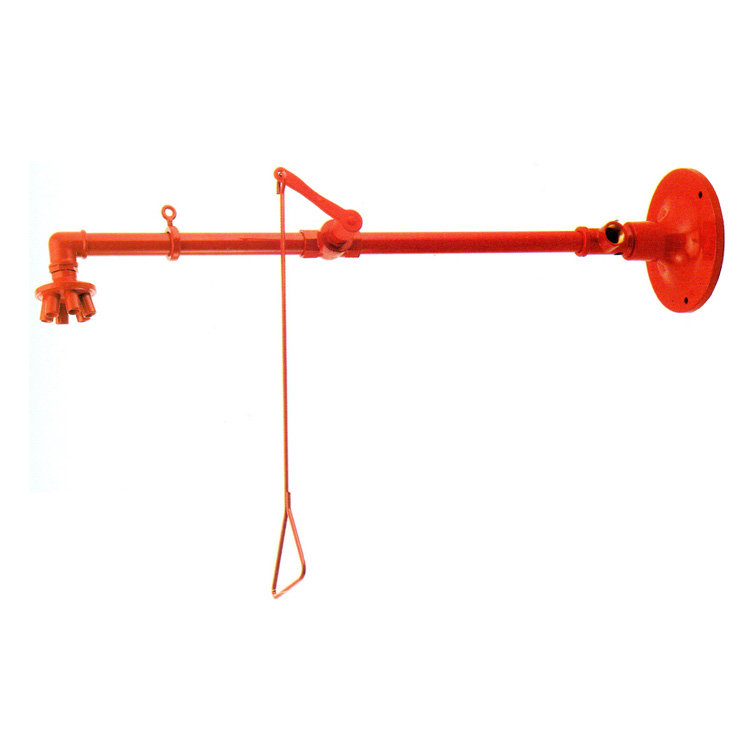 Аварийный душ для тела TOF с креплением на стену, вылет 1000 мм (1100/152)